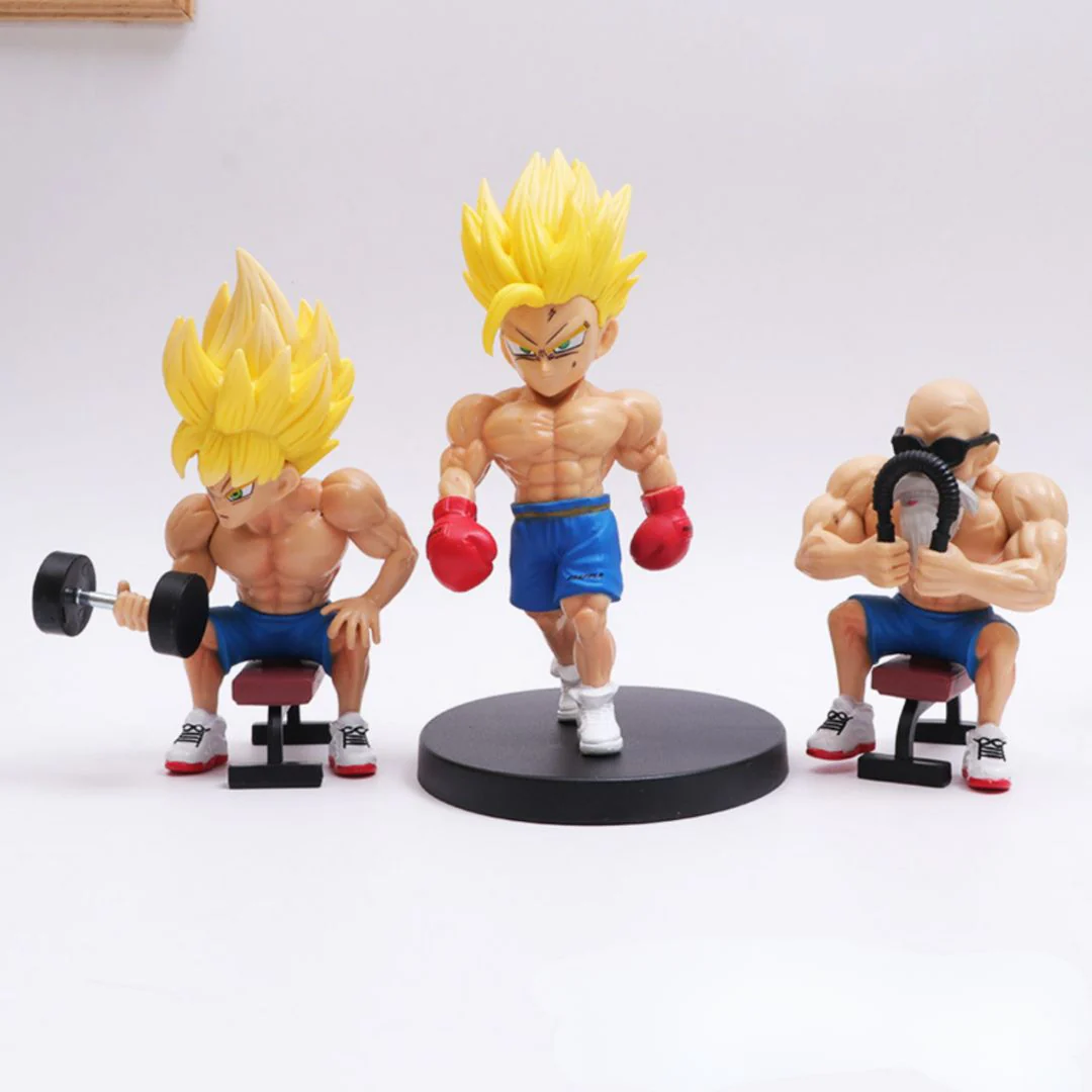 Saiyan Sweat Session Figurines | Dragon Ball Z Workouts Figurines - Image 3