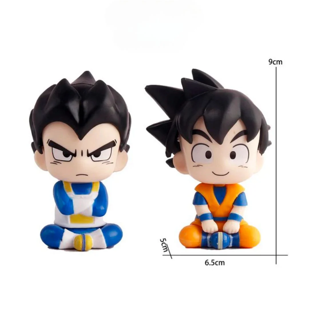 Chibi Saiyan Warrior PVC Collectibles | Dragon Ball Z Sitting Figurines - Image 3