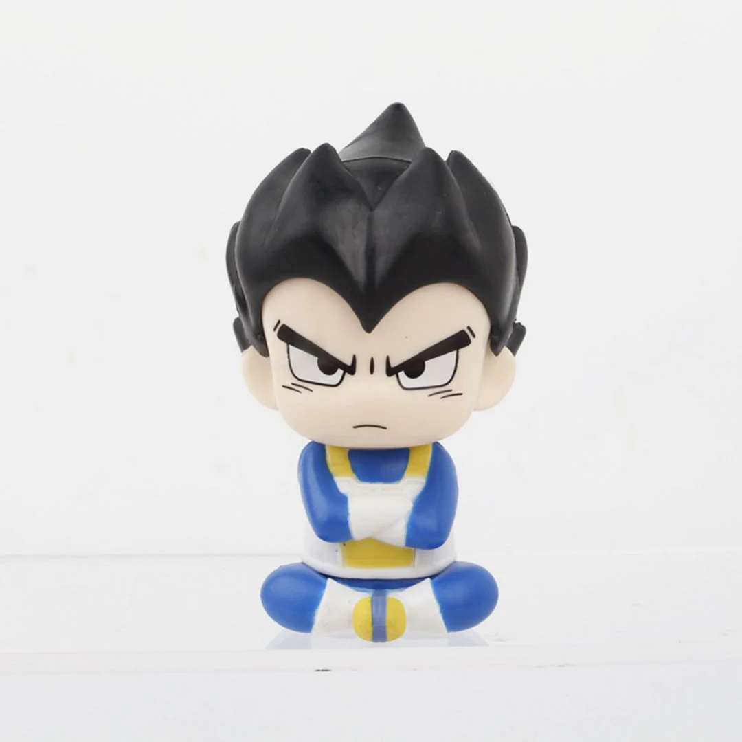 Chibi Saiyan Warrior PVC Collectibles | Dragon Ball Z Sitting Figurines - Image 4