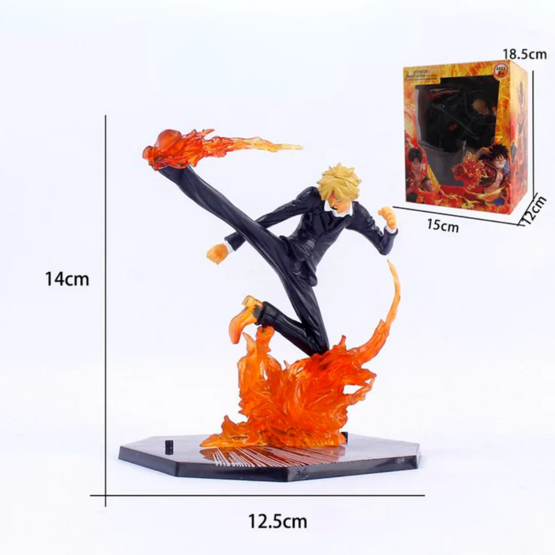 Sanji Diable Jambe Flame Kick PVC Figure - Image 2