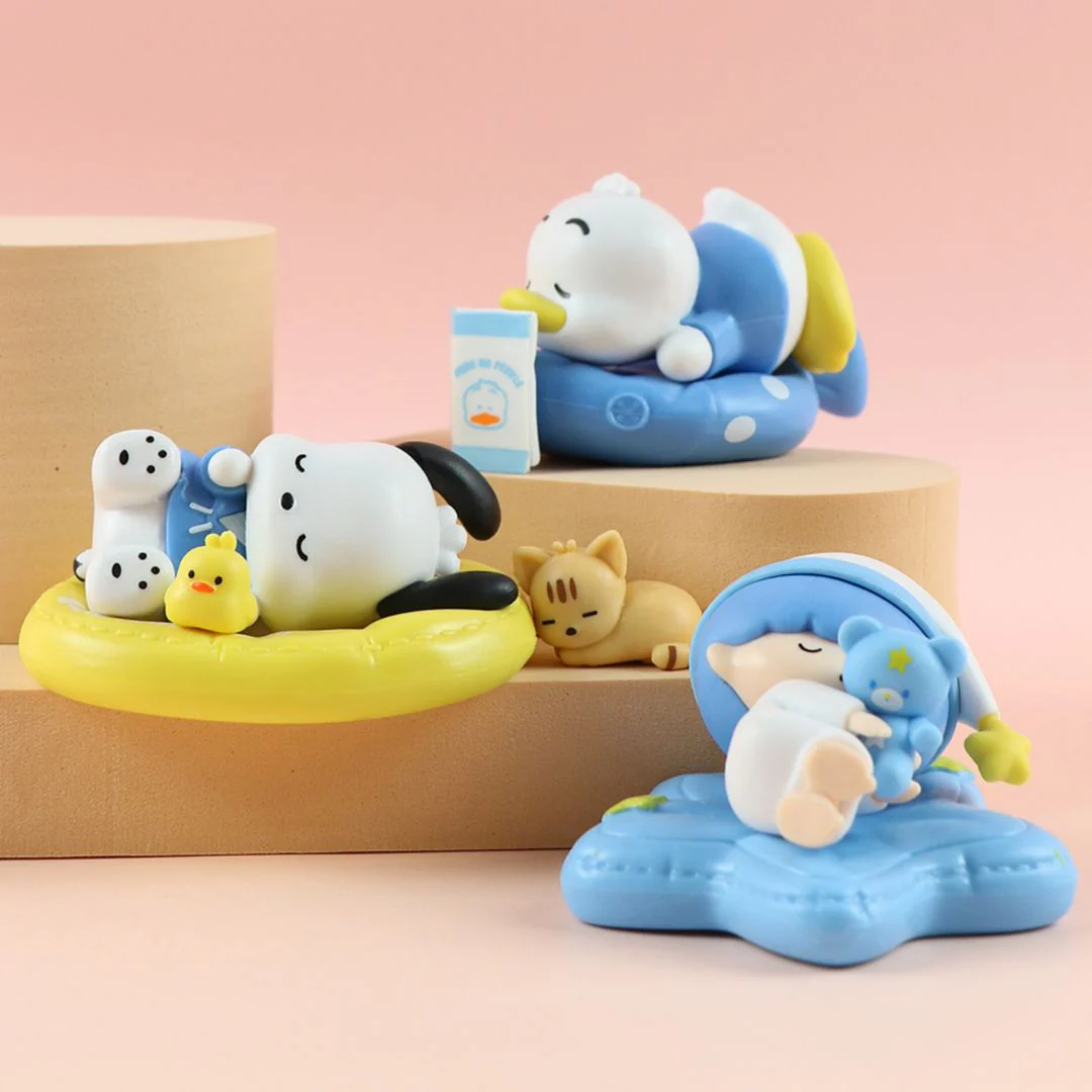 Sanrio Fall Asleep Series Figurines | 6 pc Collectible Set - Image 4