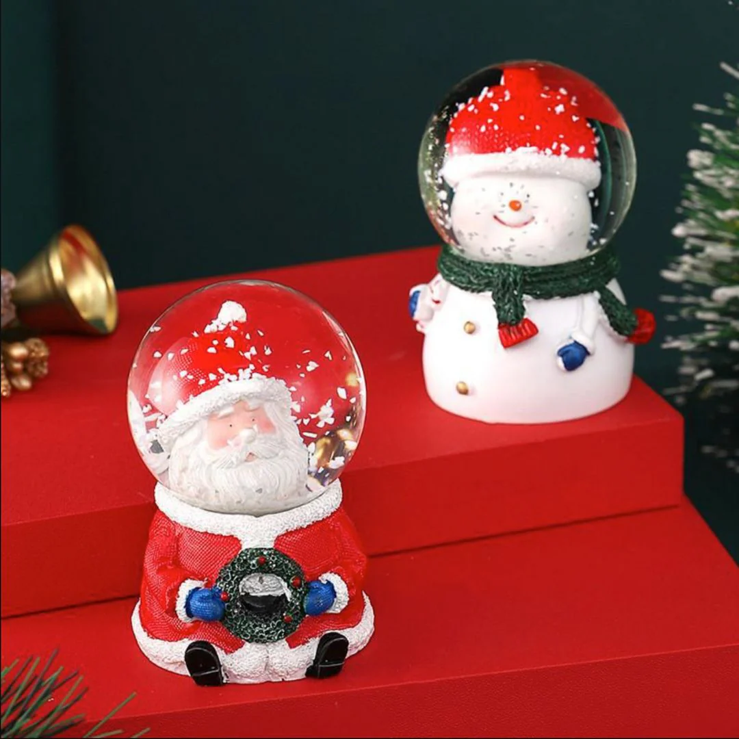 Santa Claus Snow Globe | Holiday Home Decor Gift Item