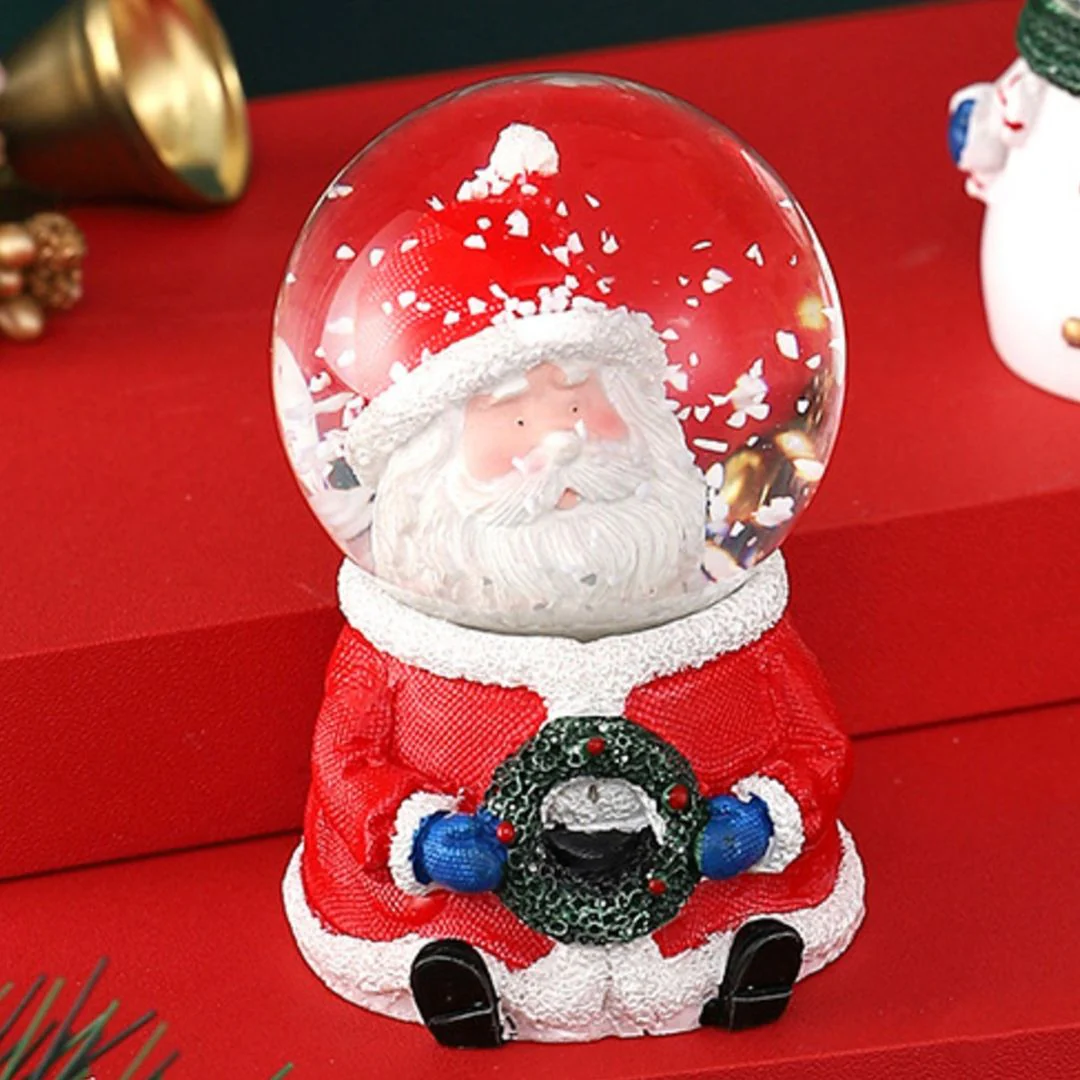 Santa Claus Snow Globe | Holiday Home Decor Gift Item - Image 2