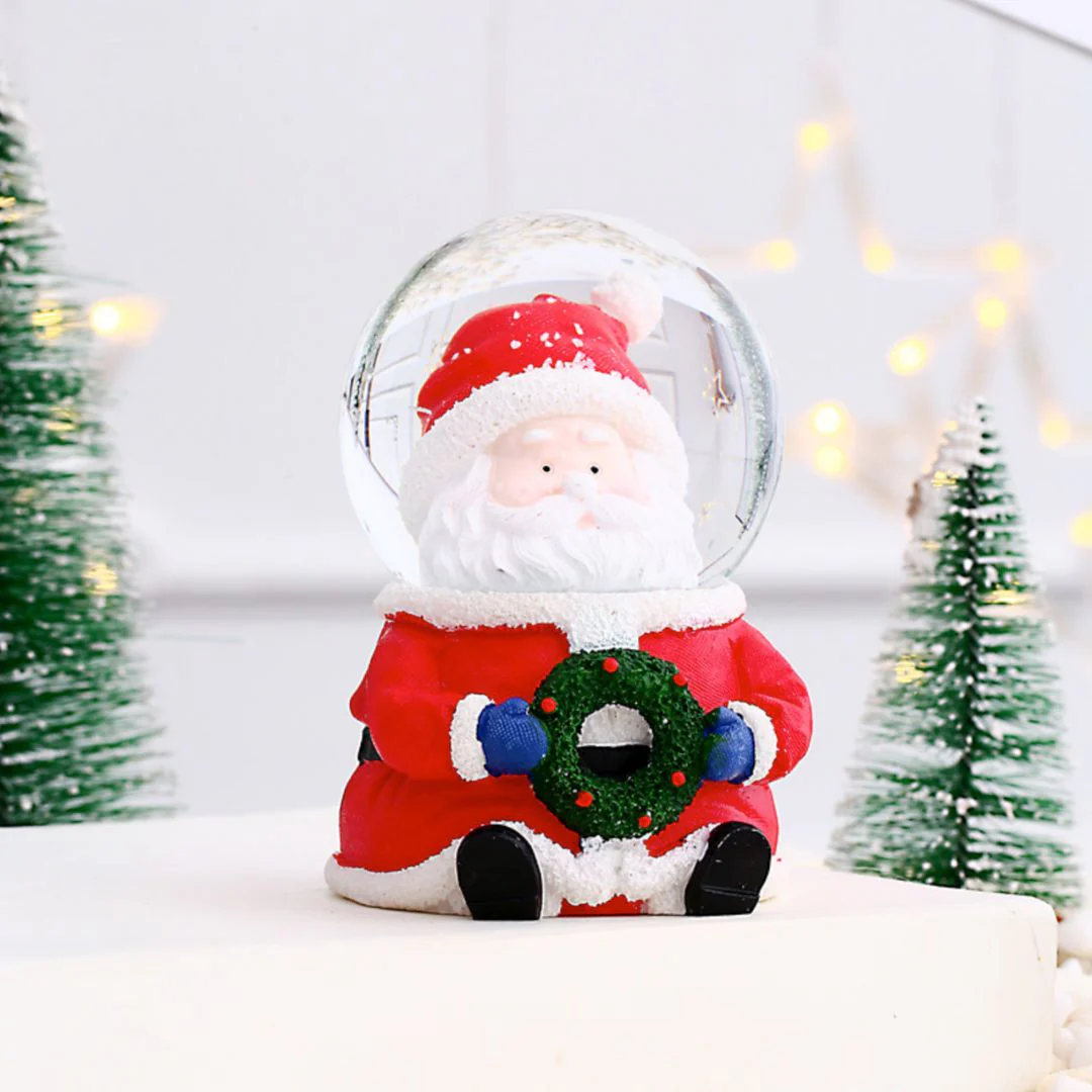 Santa Claus Snow Globe | Holiday Home Decor Gift Item - Image 3