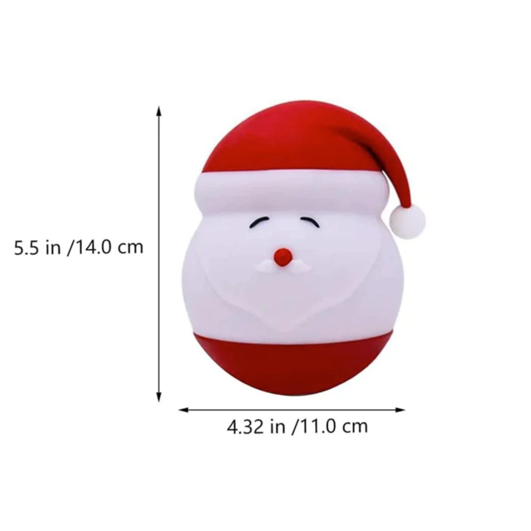 Santa LED Night Light | Silicone Touch Sensor Claus Lamp - Image 4