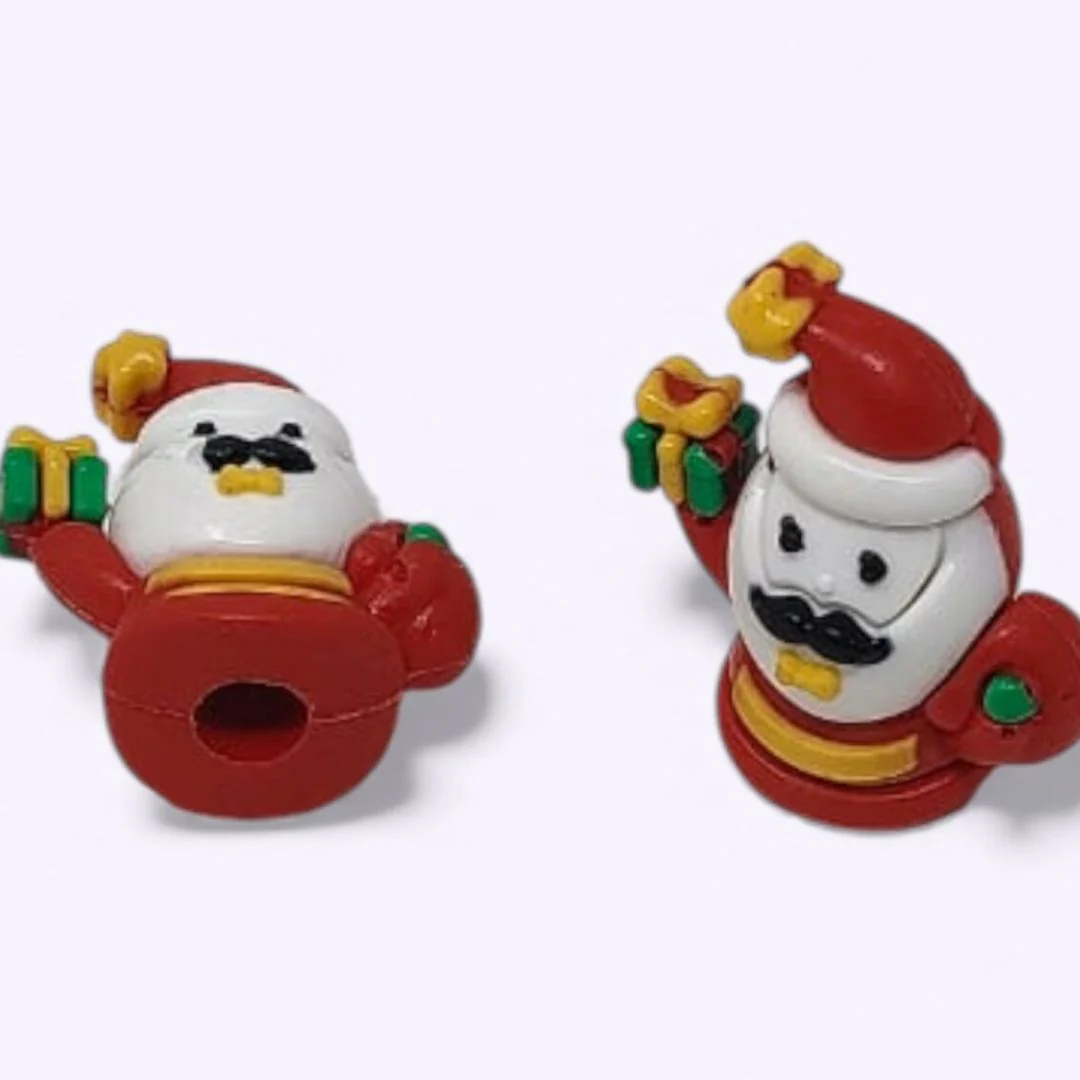 Santa Pencil Topper Eraser – Cute Christmas Stationery Buddy (set of 2) - Image 3