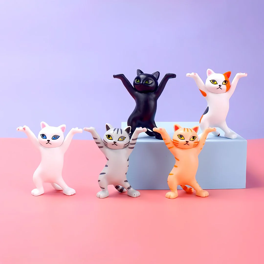 Sassy Cat Figurine Set: Unleash the Purrfect Chaos! - Image 6