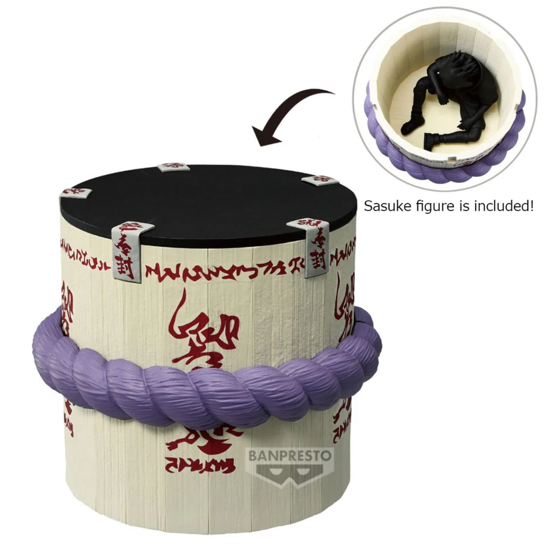 Sasuke Coffin Anime Figure Storage Display Collectible by Banpresto