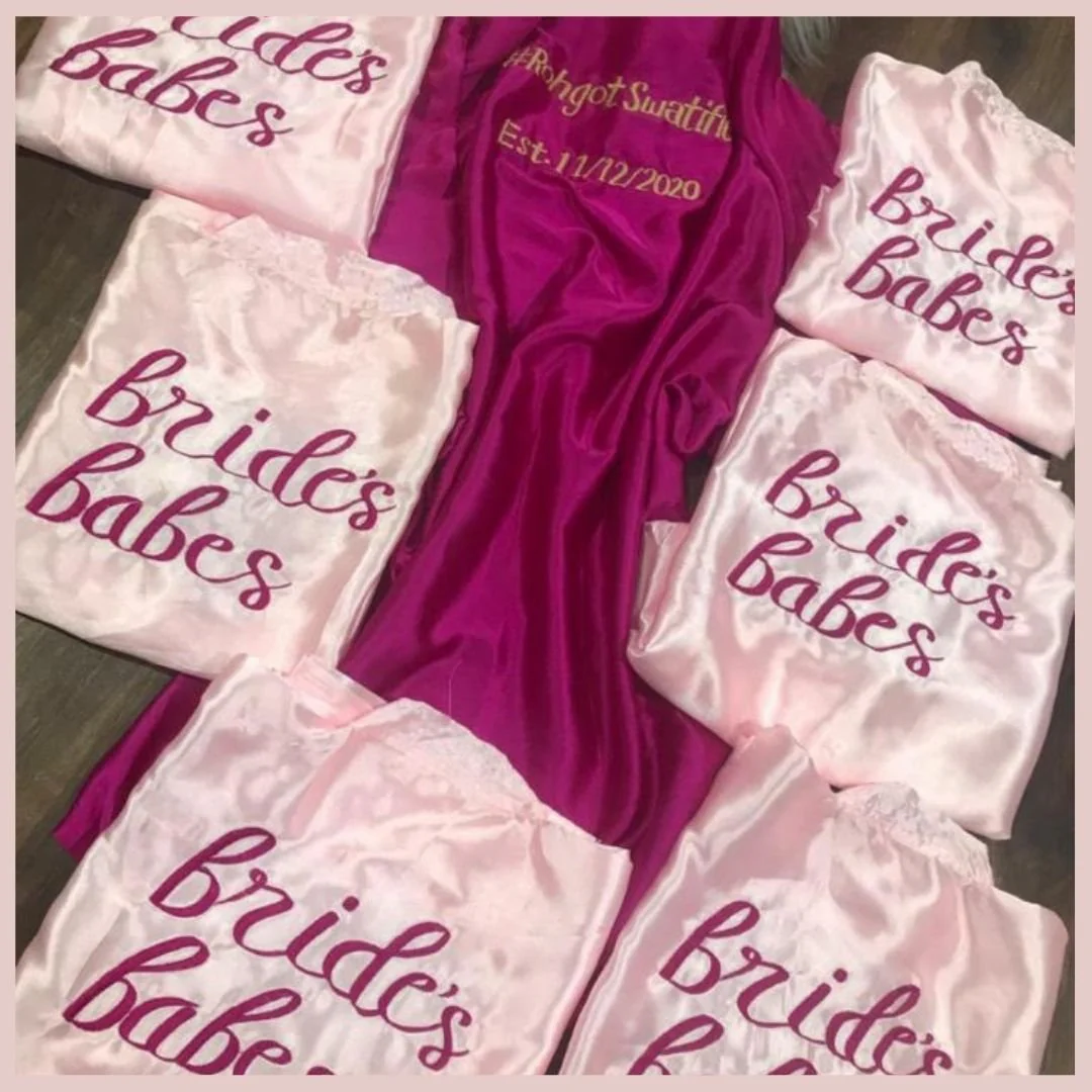 Wedding Ready - Satin Robe Sets (set of 6) - Image 3