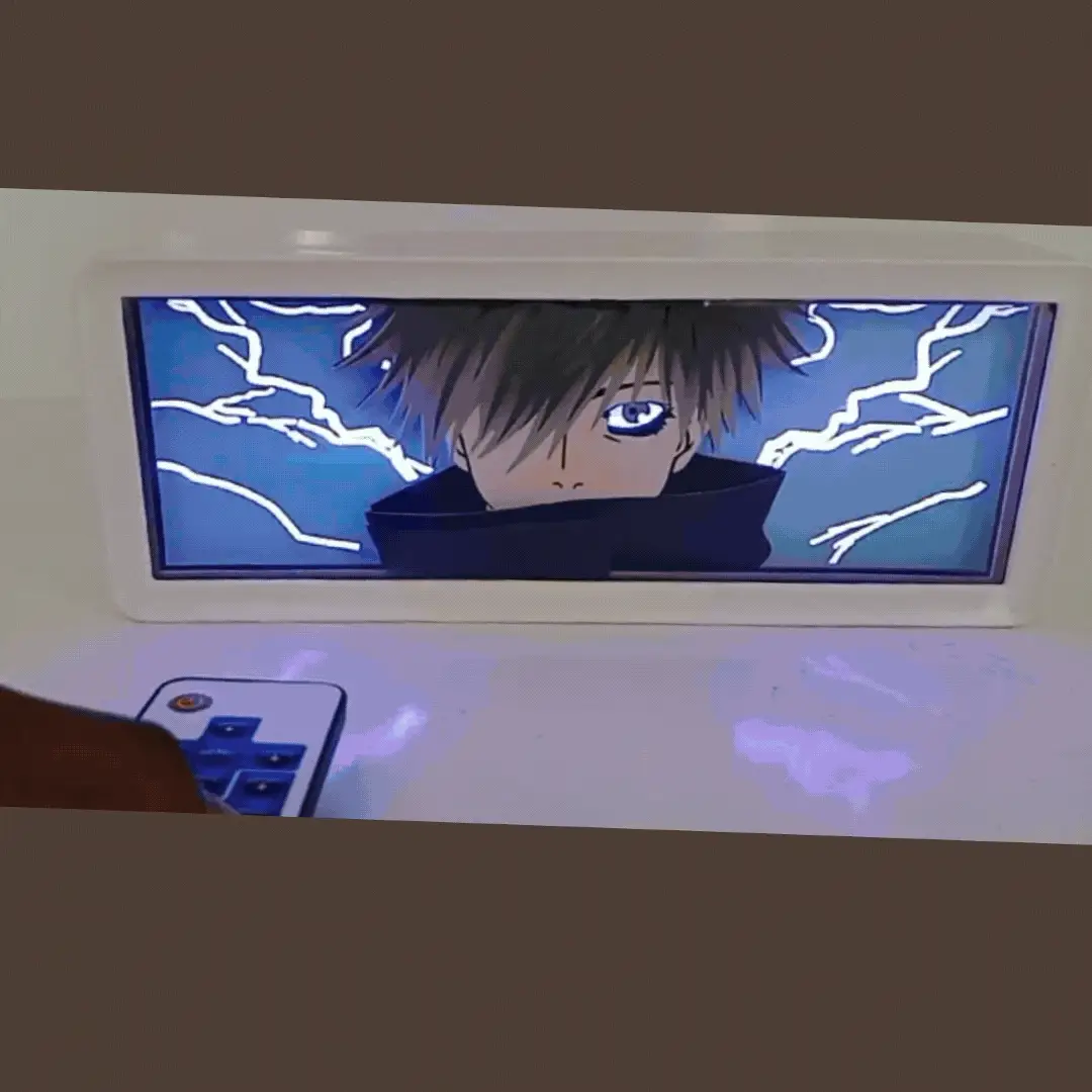 Satoru Gojo Anime Lamp | RGB LED Mood Light for Anime Lovers - Image 3