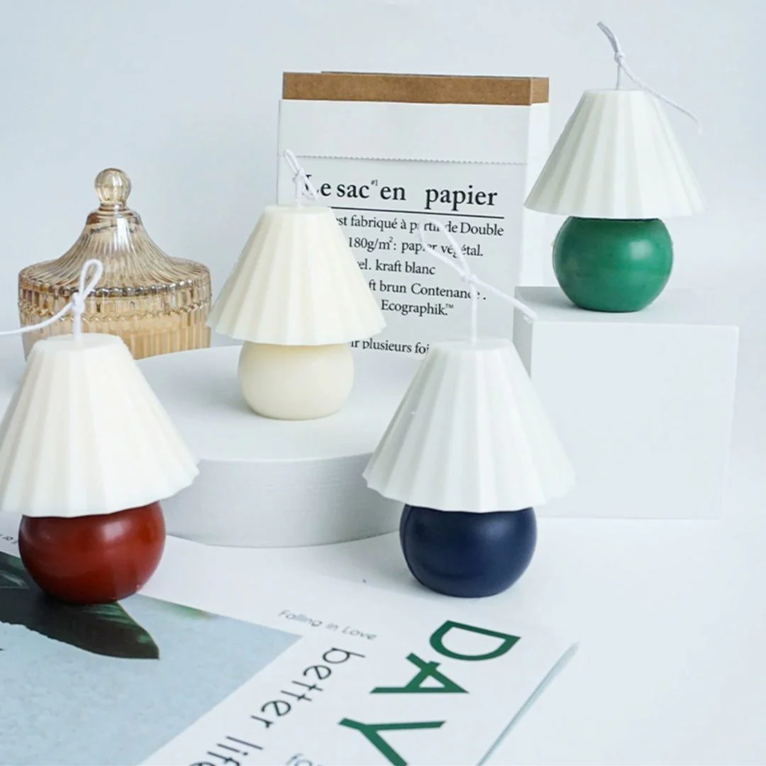 Scented Lamp-Shaped Candle | Home Décor & Aromatherapy - Image 2