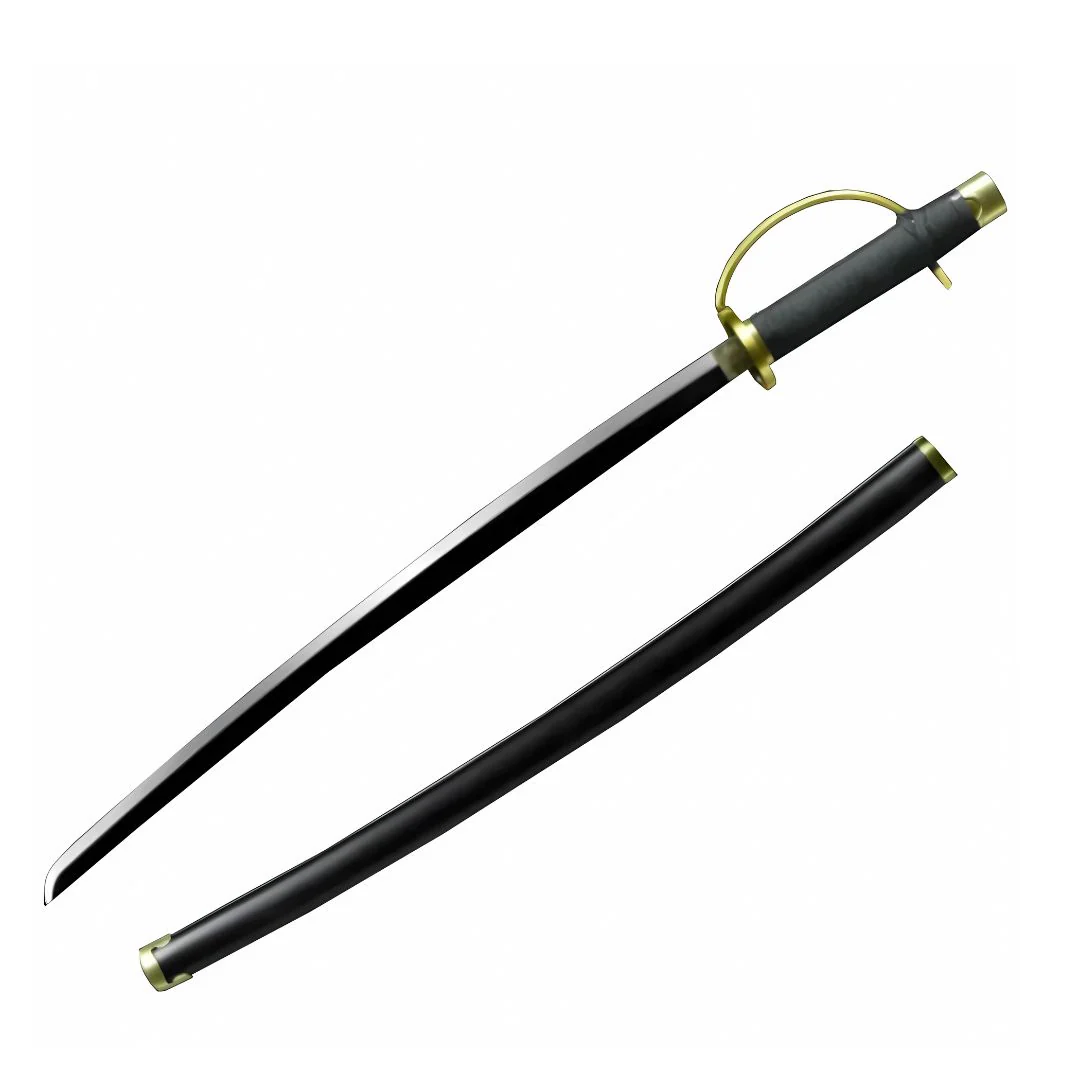 One Piece Shanks Samurai Sword – Bamboo Cosplay Katana - Image 2