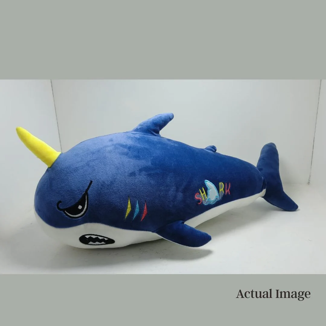 Shark Plush Pillow with Blanket - Image 5