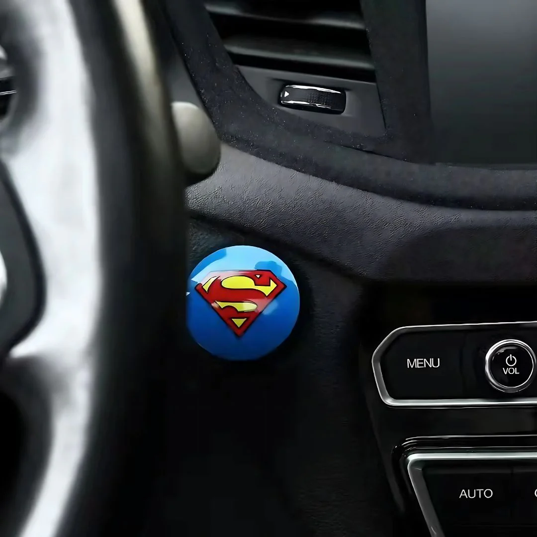 Shield Car Button Cover | Super Hero Car Collectibles - Image 5