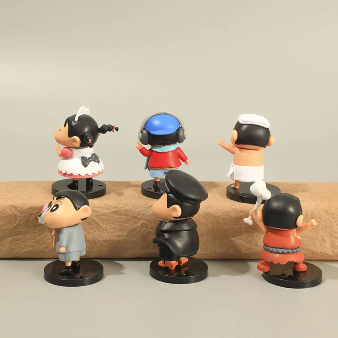 Shinchan Car Decor Figures | 8 cm Collectible Figurines - Image 3