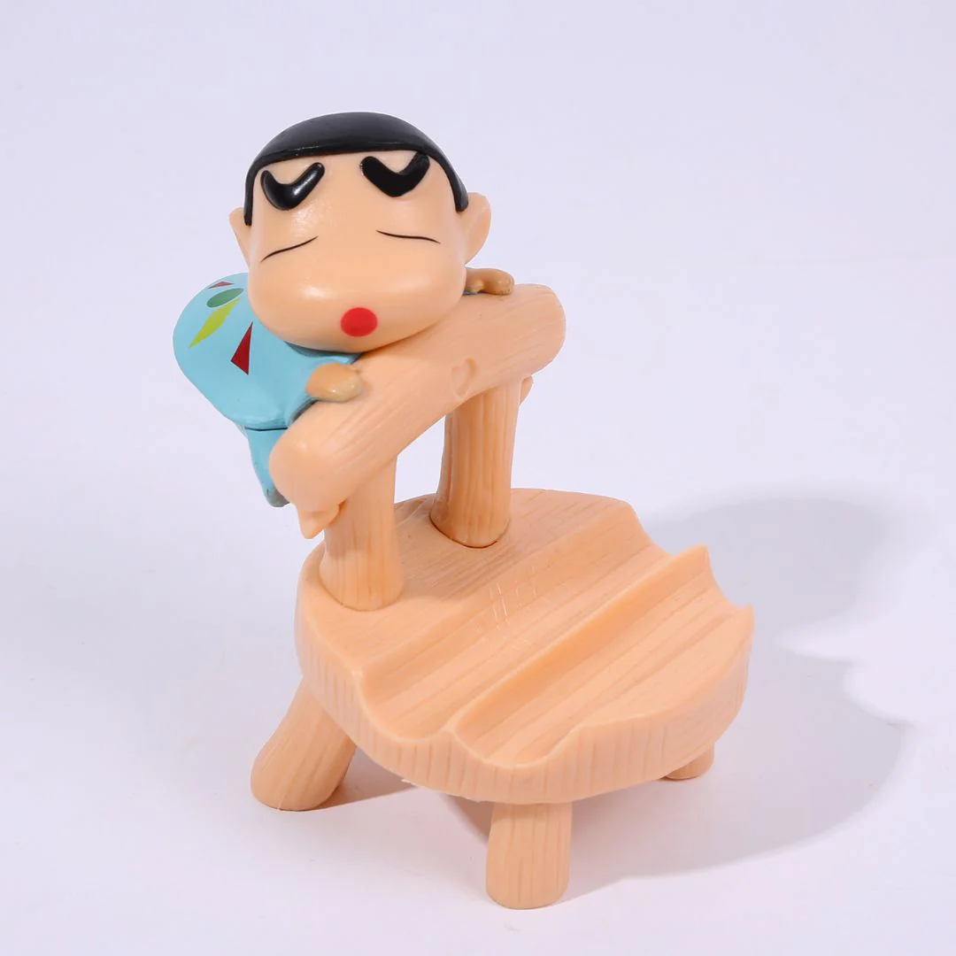 Shinchan on Chair Phone Holder | Cute PVC Figurine Stand for Smartphones - Image 8