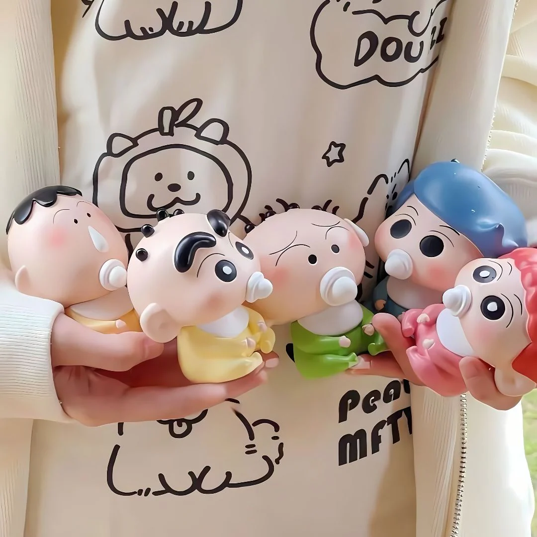 Cute Baby Shinchan and Friends Figurine