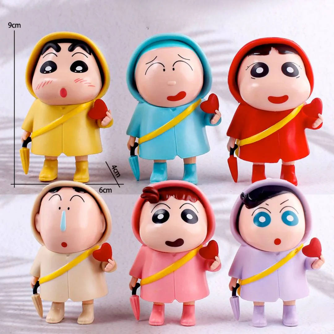 ShinChan n Friends - Monsoon Ready Figurine Set