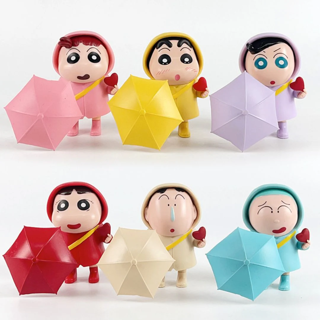 ShinChan n Friends - Monsoon Ready Figurine Set - Image 2