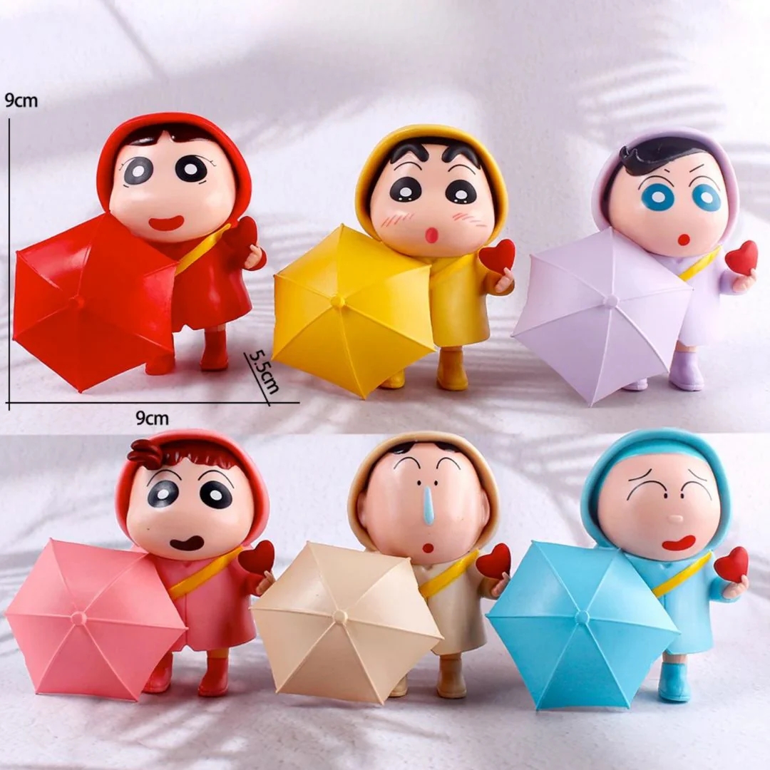 ShinChan n Friends - Monsoon Ready Figurine Set - Image 4