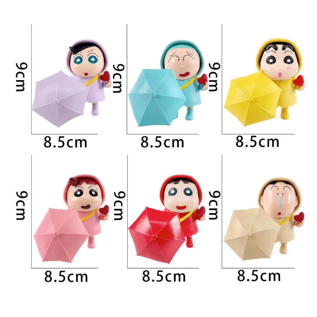 ShinChan n Friends - Monsoon Ready Figurine Set - Image 5