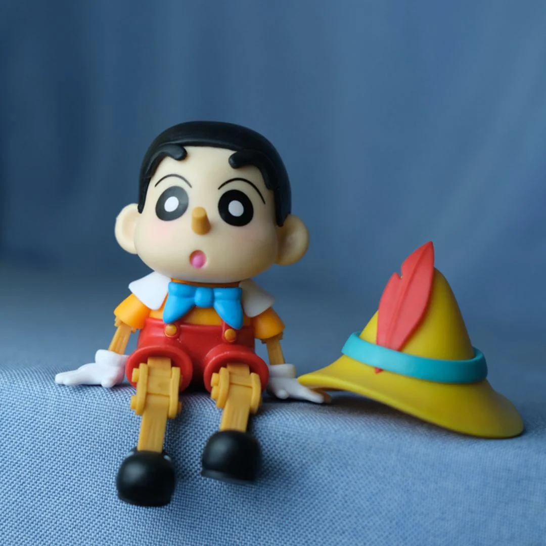 Shinchan Puppet Style Figurine | Cute Pinocchio Shinchan - Image 3
