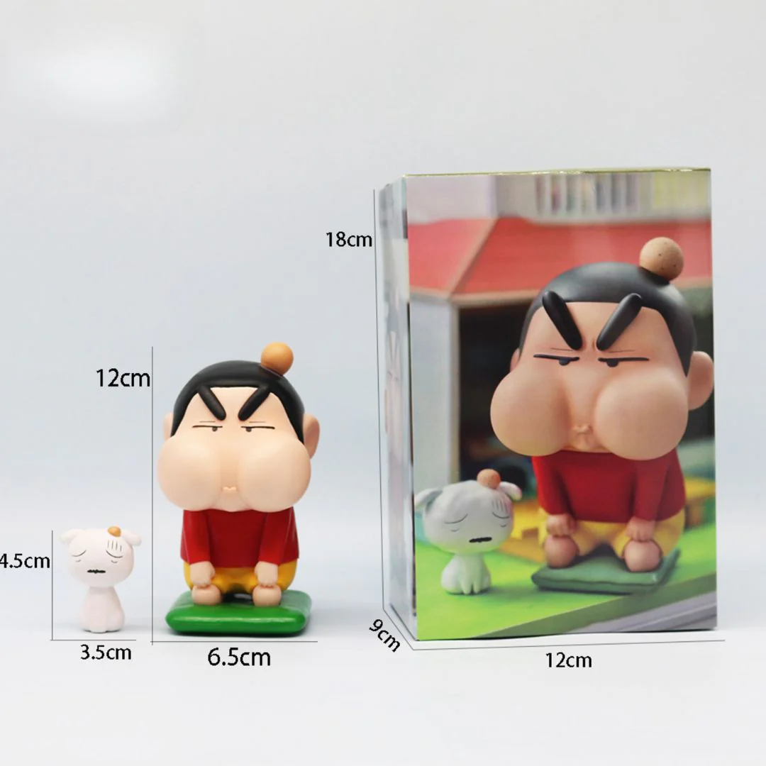 Shinchan Shiro - Angry and Hurt Figurine Set - Image 2
