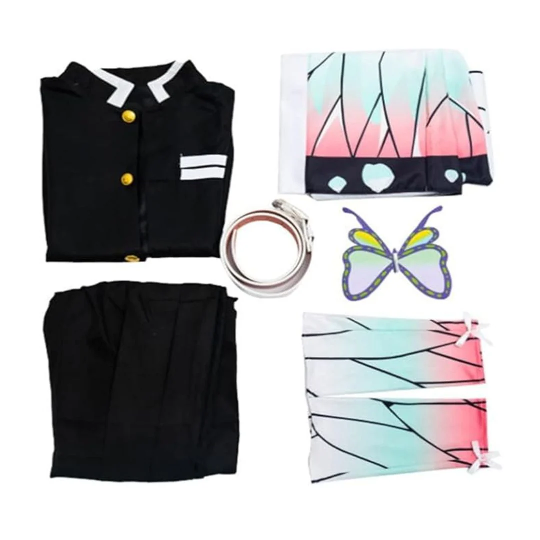 Shinobu Kocho Cosplay Costume | Kimono Dress for Demon Slayer Girl - Image 5