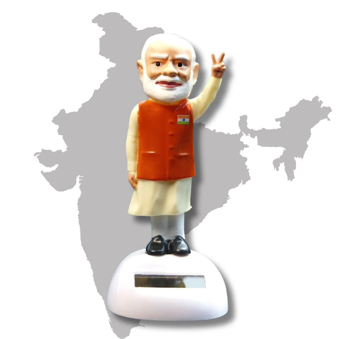 Shri Narendra Modi Bobblehead | Solar powered "Modi Laoxian" Figurine