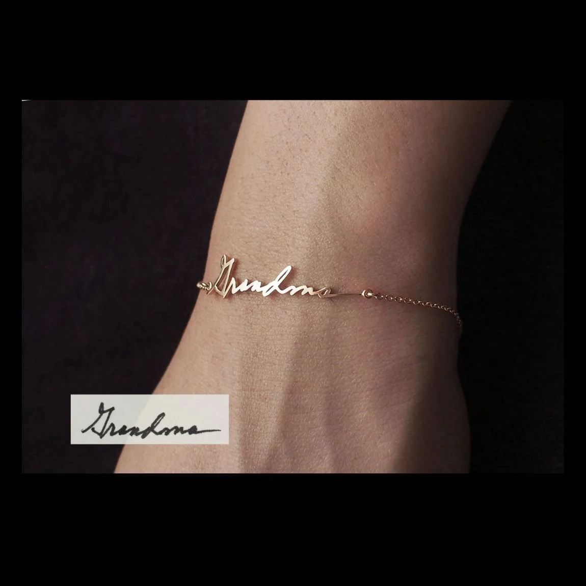 Signature Bracelet - Customized Handwritten Bracelet - Image 3