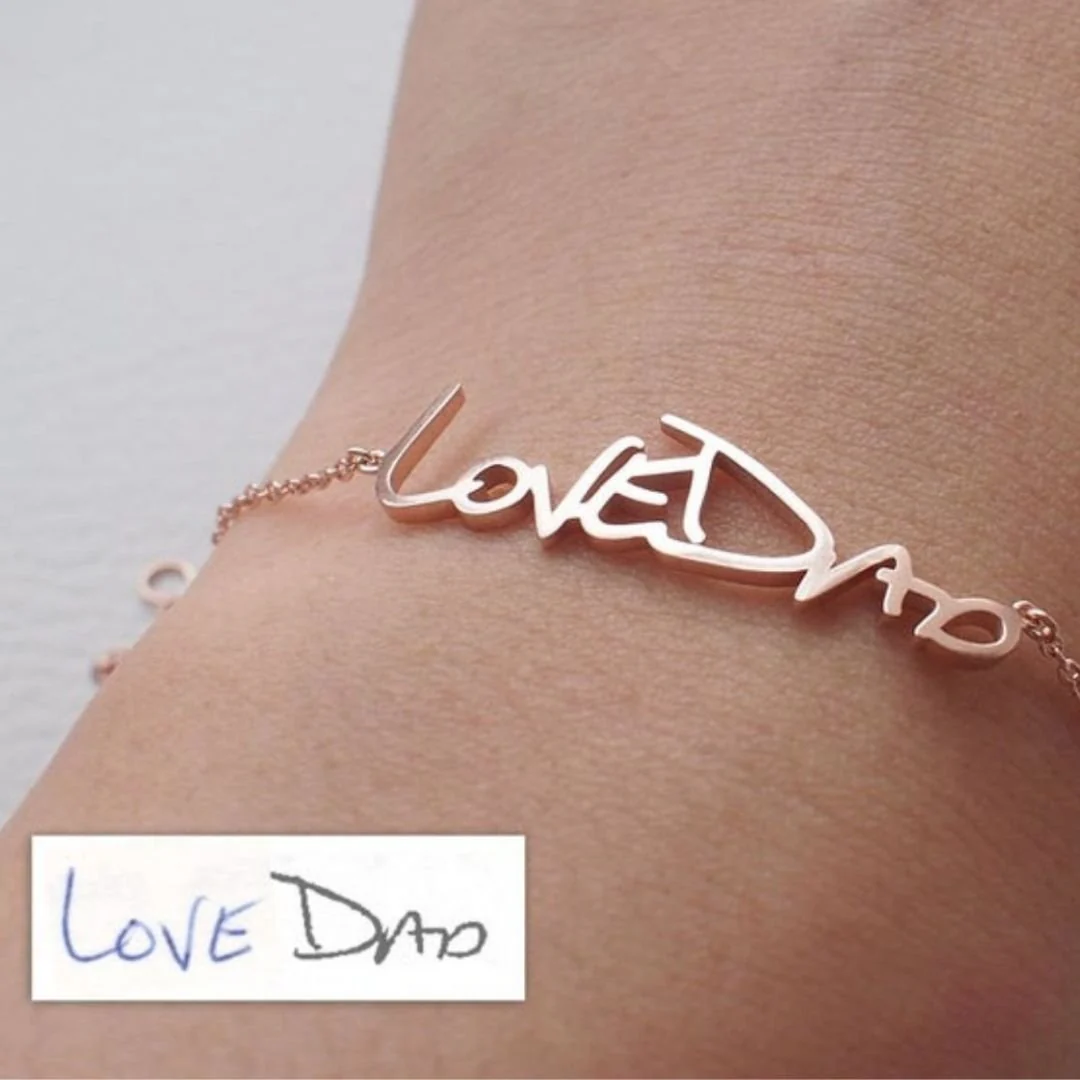 Signature Bracelet - Customized Handwritten Bracelet - Image 5
