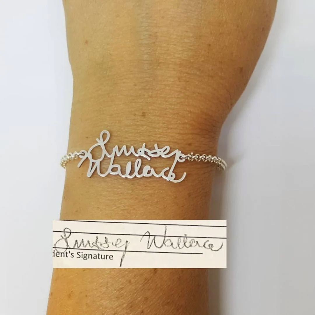 Signature Bracelet - Customized Handwritten Bracelet - Image 6