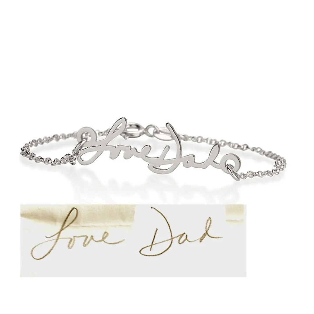 Signature Bracelet - Customized Handwritten Bracelet - Image 7