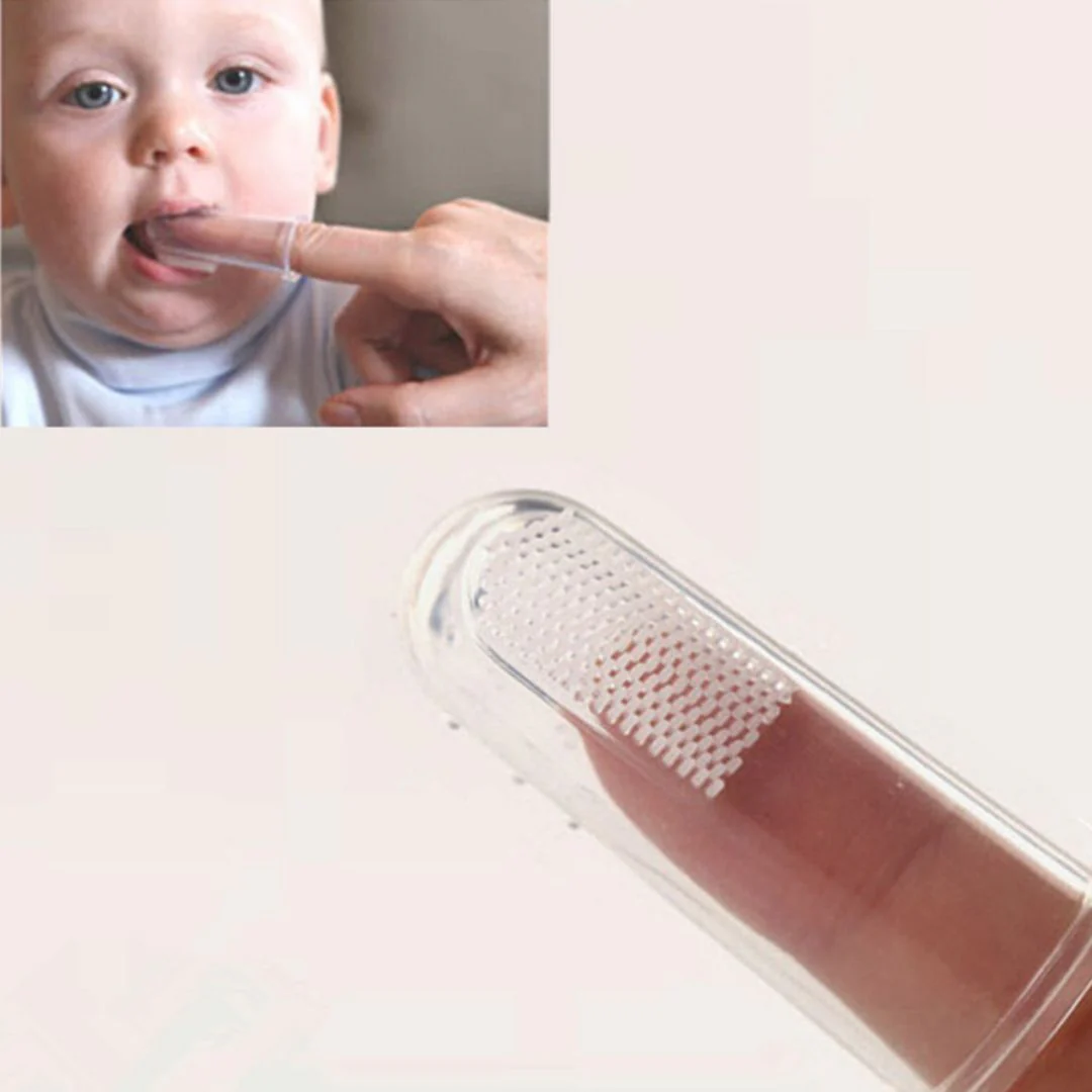 Finger Massage Toothbrush For Children | Silicon Brush With Case - Image 6