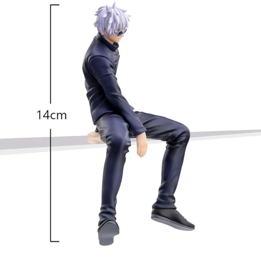 Stylish Sitting Gojo Satoru Figure - Collectible PVC Action Figures - Image 2