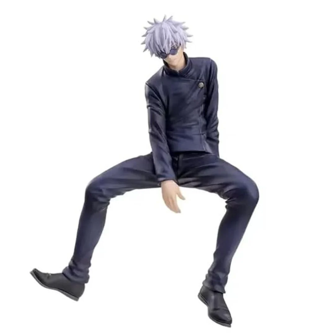 Stylish Sitting Gojo Satoru Figure - Collectible PVC Action Figures - Image 3