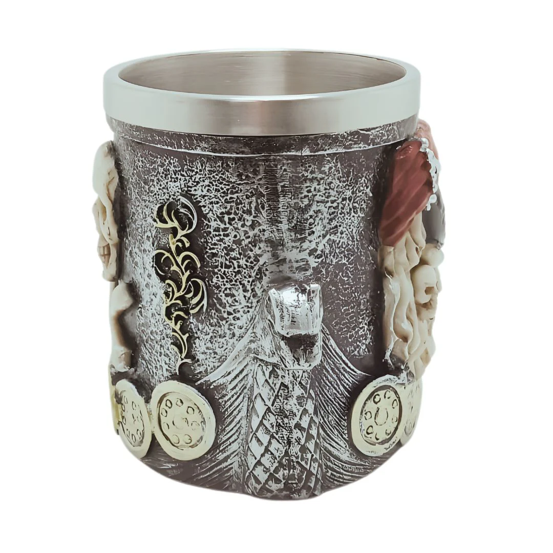 Pirate Skull Warrior Collectible Mug - Image 4