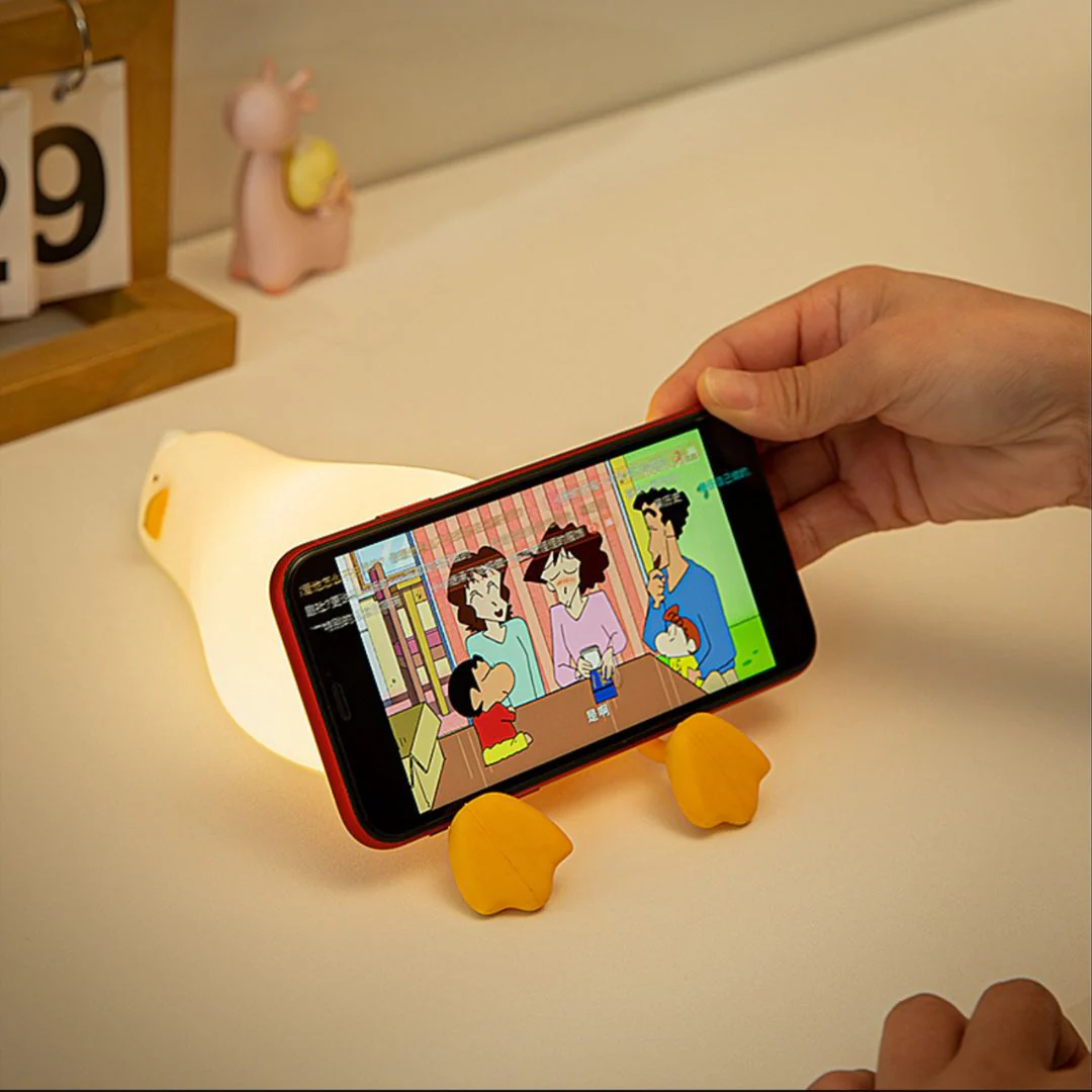 Sleeping Duck Silicon Lamp | Cute Duck Touch Sensor Lamp - Image 5