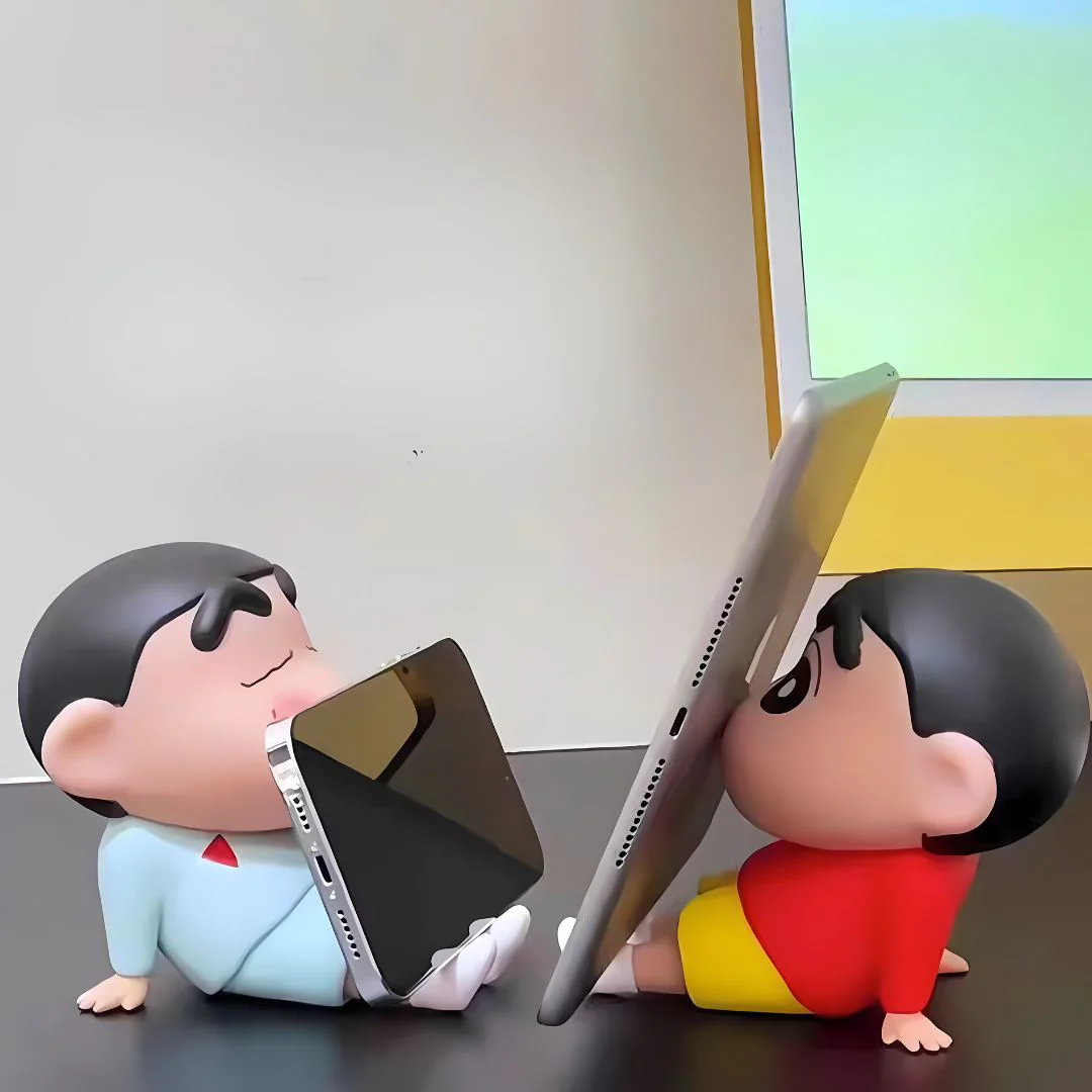 Sleepy ShinChan Mobile Holder | Sitting Figure Mobile Stand - Image 4