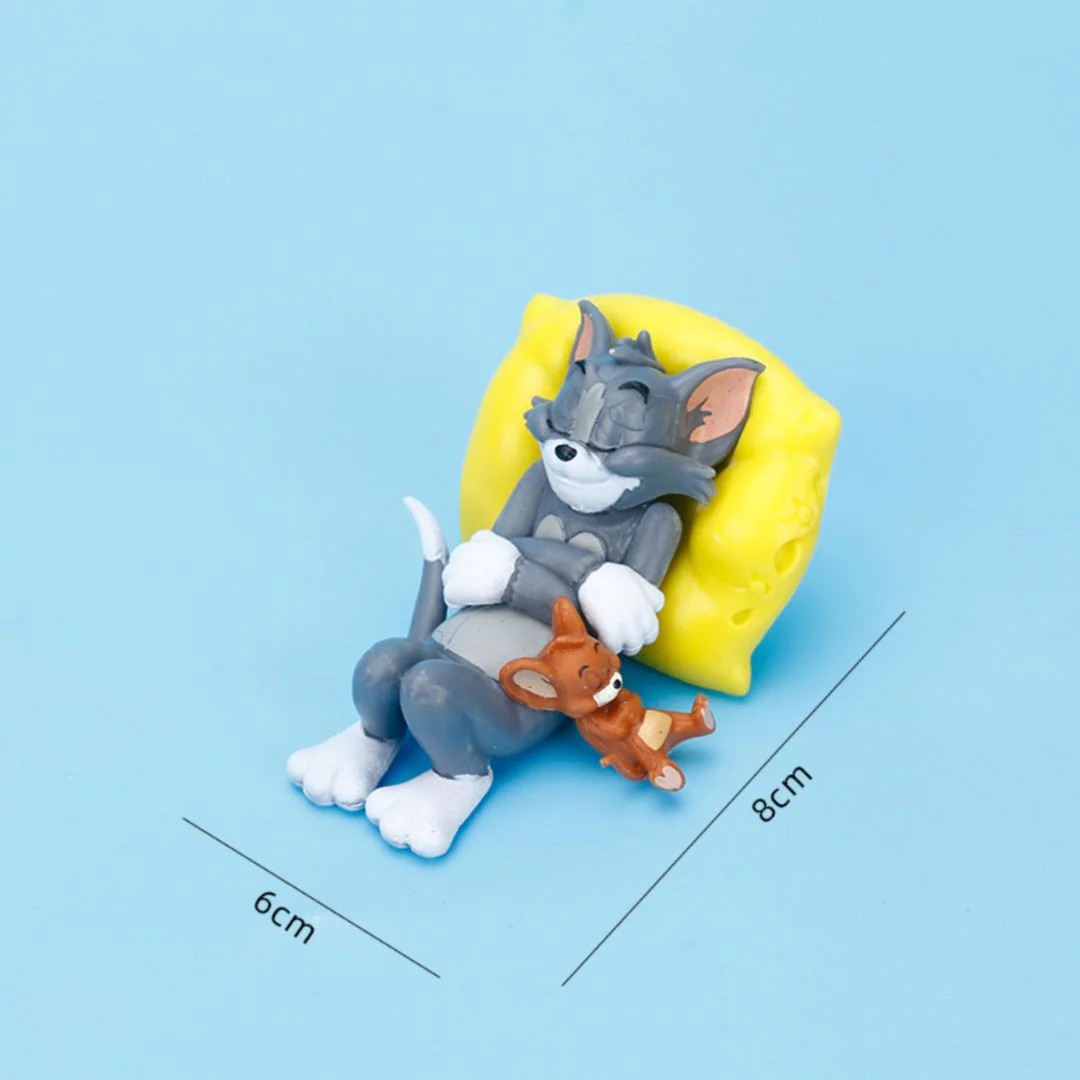 Sleepy Tom n Jerry Figurines | Cute Car Decor Gifts for Sleepy Heads - Image 7