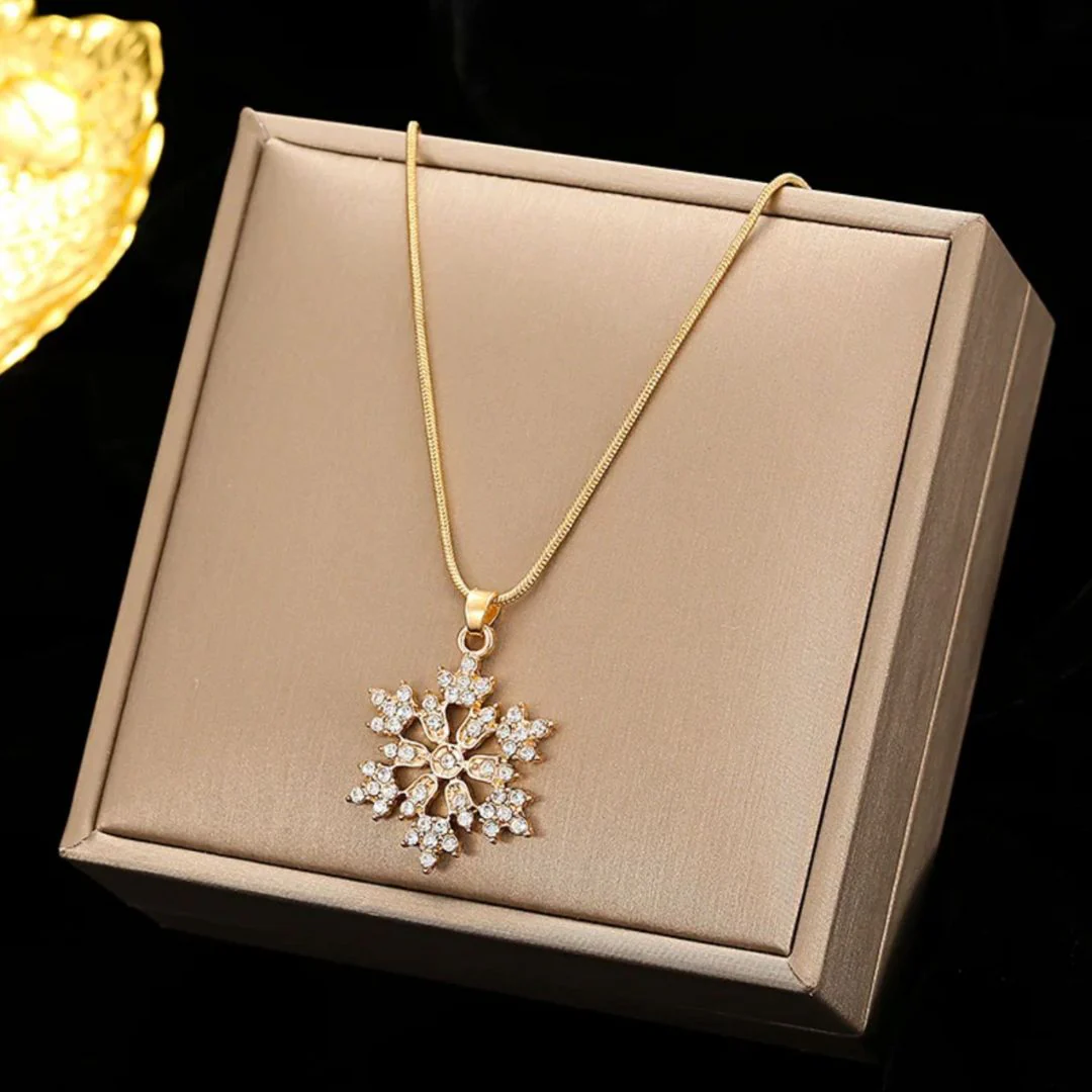 SnowFlake Design Jewellery - Pendant / Earrings - Sold Individually - Image 4