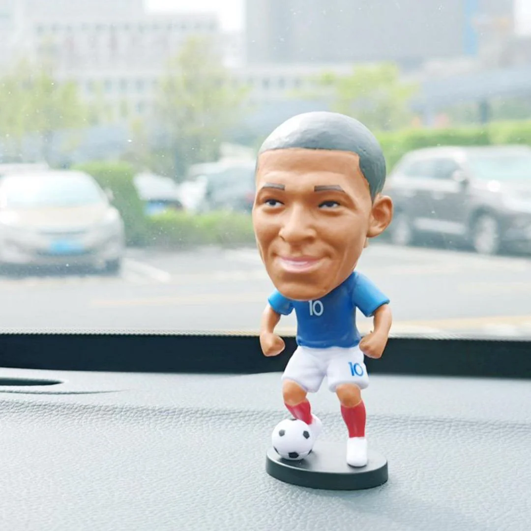 Soccer Player Bobblehead | 10 cm Bobblehead Collectibles for Football Fans - Image 2