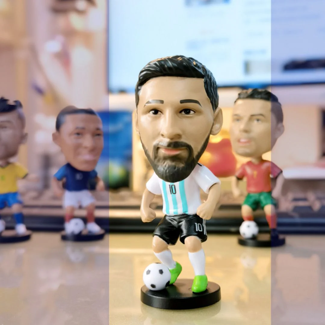 Soccer Player Bobblehead | 10 cm Bobblehead Collectibles for Football Fans - Image 4