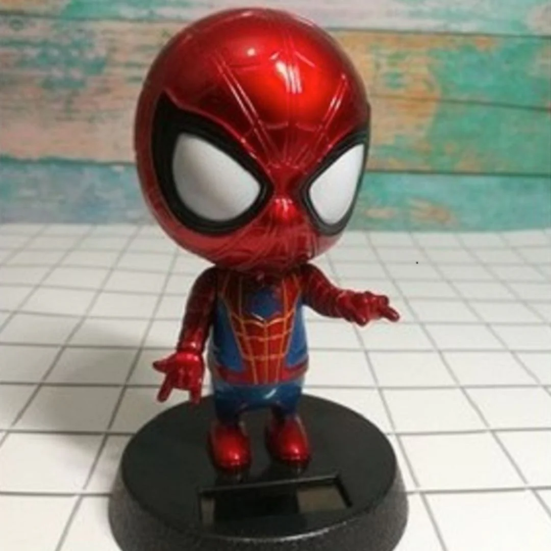 Spidey Bobblehead for Car (Solar Powered) - Image 3