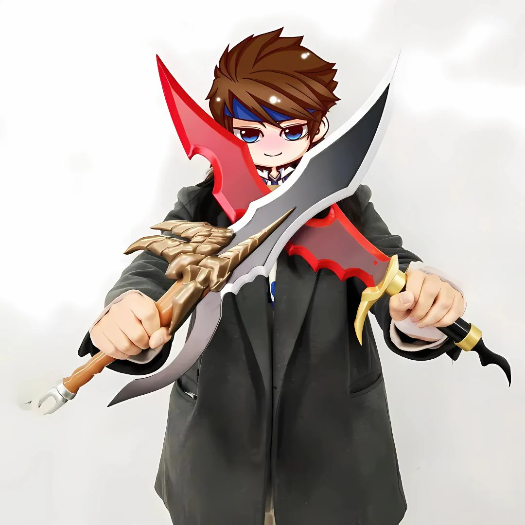 Solo Leveling Cosplay Set – Venom Fang Dagger & Knight Killer Sword - Image 5