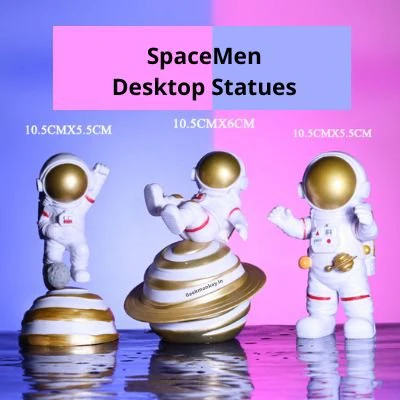 SpaceMen Desktop Statue - Set of 3 - Image 4