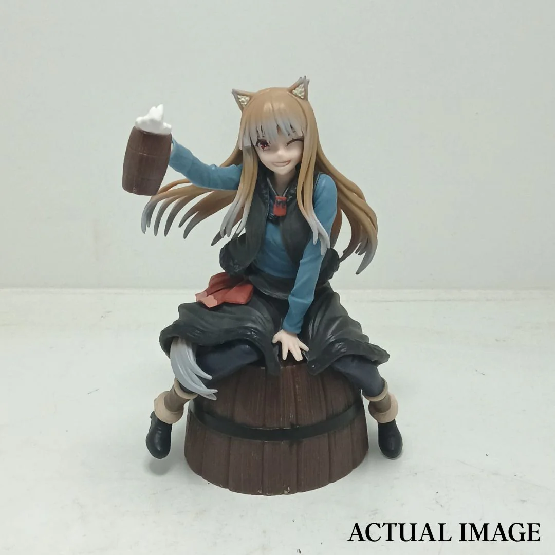 Spice and Wolf – Holo PVC Action Figure Sitting on Barrel (15cm) - Image 5