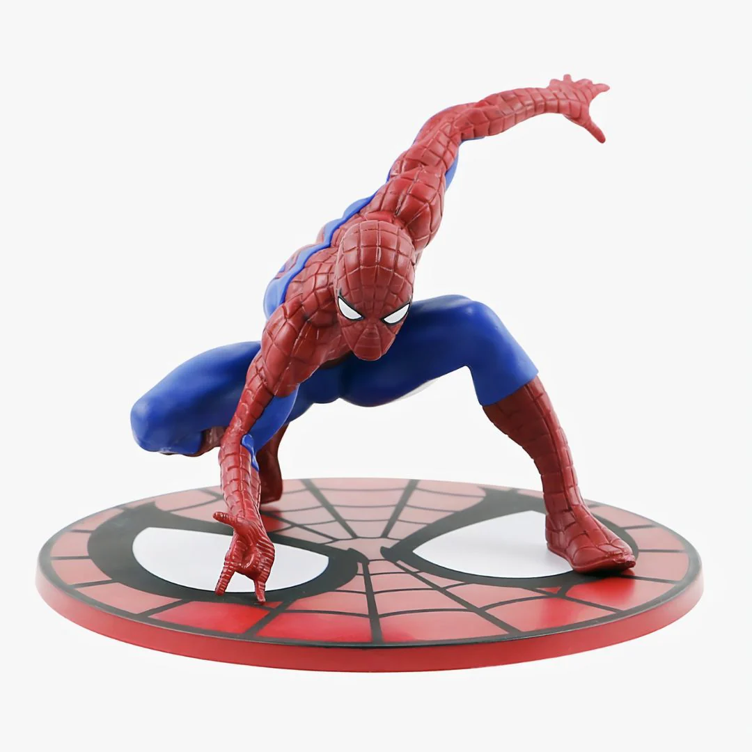 Spider-Man Classic Landing Action Figure – Hero Pose PVC Statue - Image 3