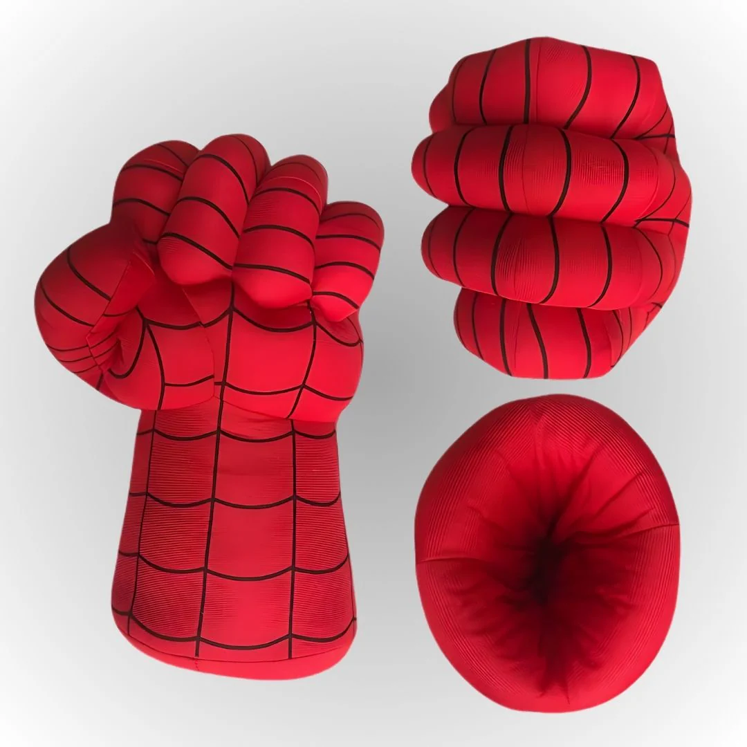 Kids Plush Spidey-Man Gloves | Fun Boxing for Spidey Fans - Image 3