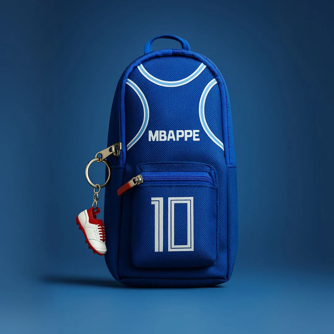 Sportsmen Theme Canvas Pouches – Jersey-Inspired Pouch with Shoe Charm - Image 5